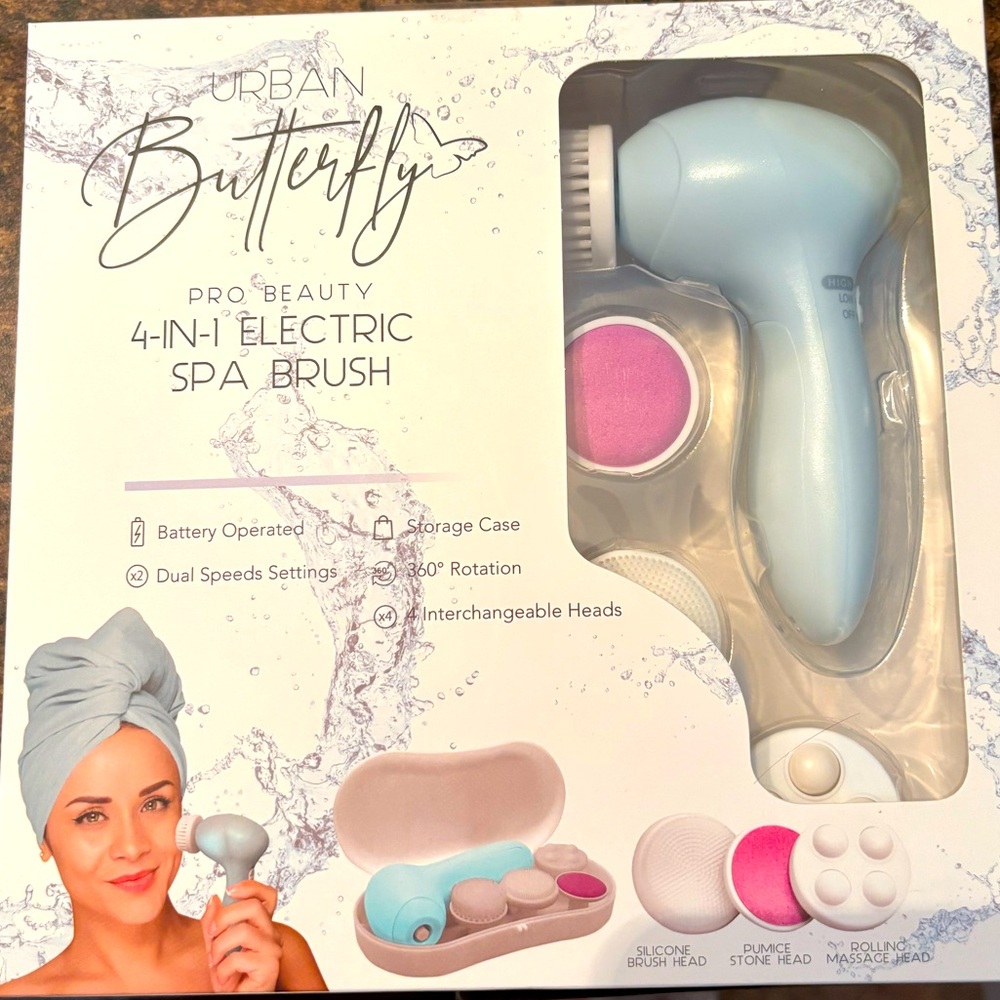 🦋Urban Butterfly 4 in 1 Spa Brush🦋